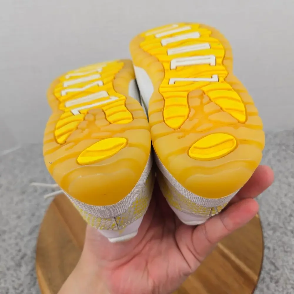 Jordan 11 Retro Low PS PreSchool Kids 1y Yellow Snakeskin Daily Casual Sneaker